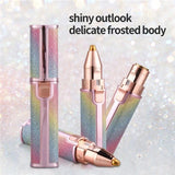 Blawless 2 In 1 Eyebrow Trimmer Runtime 30 Min Body Groomer For Women (Multicolor), Adaptor,Battery Powered