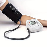 Automatic Arm Blood Pressure Monitor – Digital Sphygmomanometer with LCD Screen, Pulse Rate Detection, One-Touch Operation & Memory Function – Easy to Use at Home