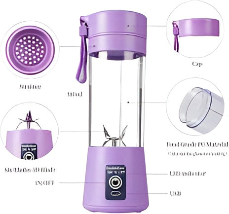 6-Blade Portable Juicer Blender